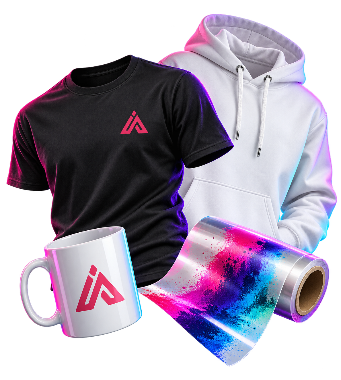 Playeras, sudaderas, tazas e impresión DTF personalizada de IMPRESIONARTE